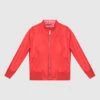 Children's Red Jacket With Logo