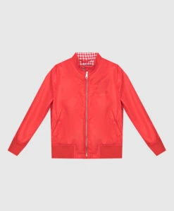 Children's Red Jacket With Logo